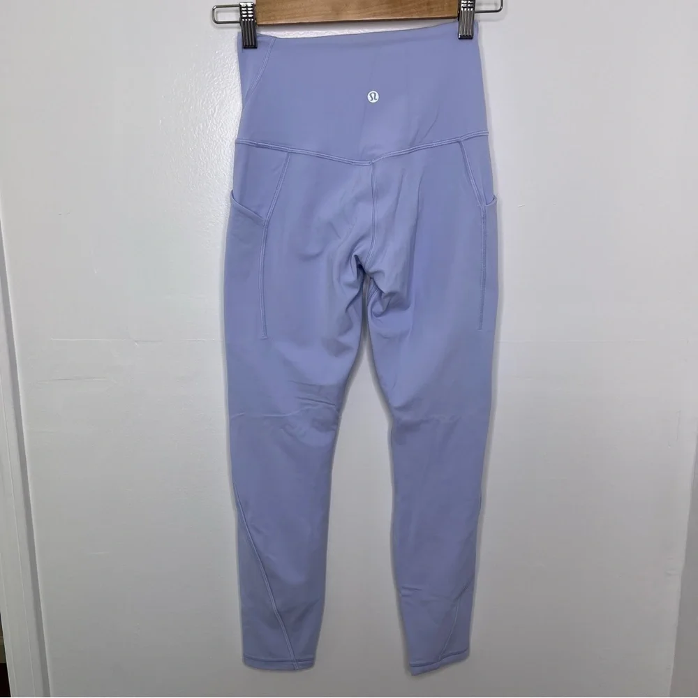 LULULEMON Pastel Blue Align High Rise Leggings 25” - Picture 6 of 7